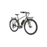 Genesis Smithfield e-Hybrid bike with Shimano STEPS E6100 motor and long-range battery, featuring a sleek frame and integrated battery design.