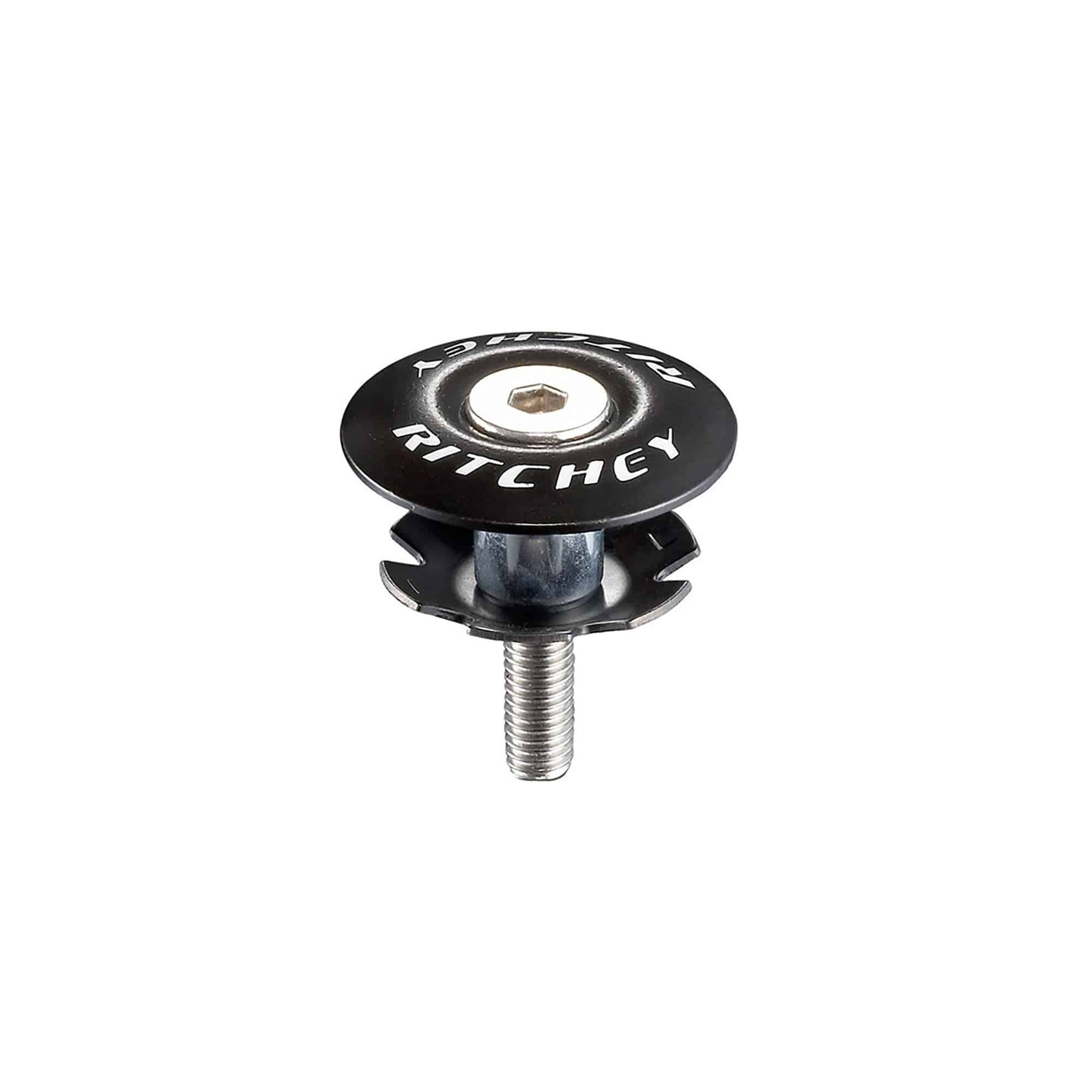 Ritchey Comp Steel Headset Starnut and Black Cap for 1-1/8 inch steel steerer bike components