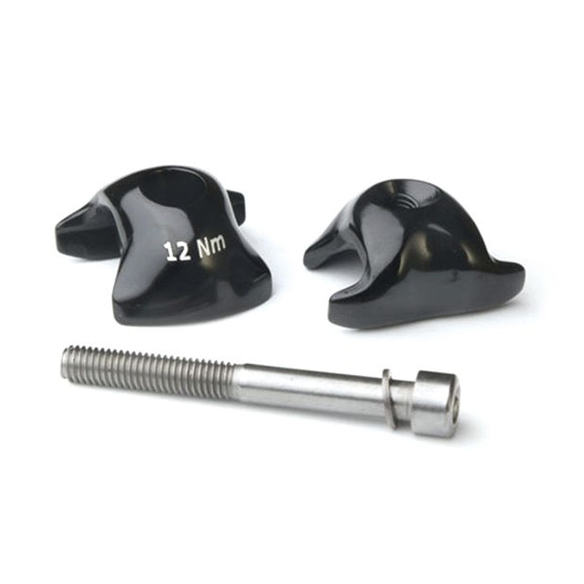 Ritchey WCS Alloy 1-Bolt Rail Clamp for seatpost saddle rail attachment, lightweight bike component spare part.