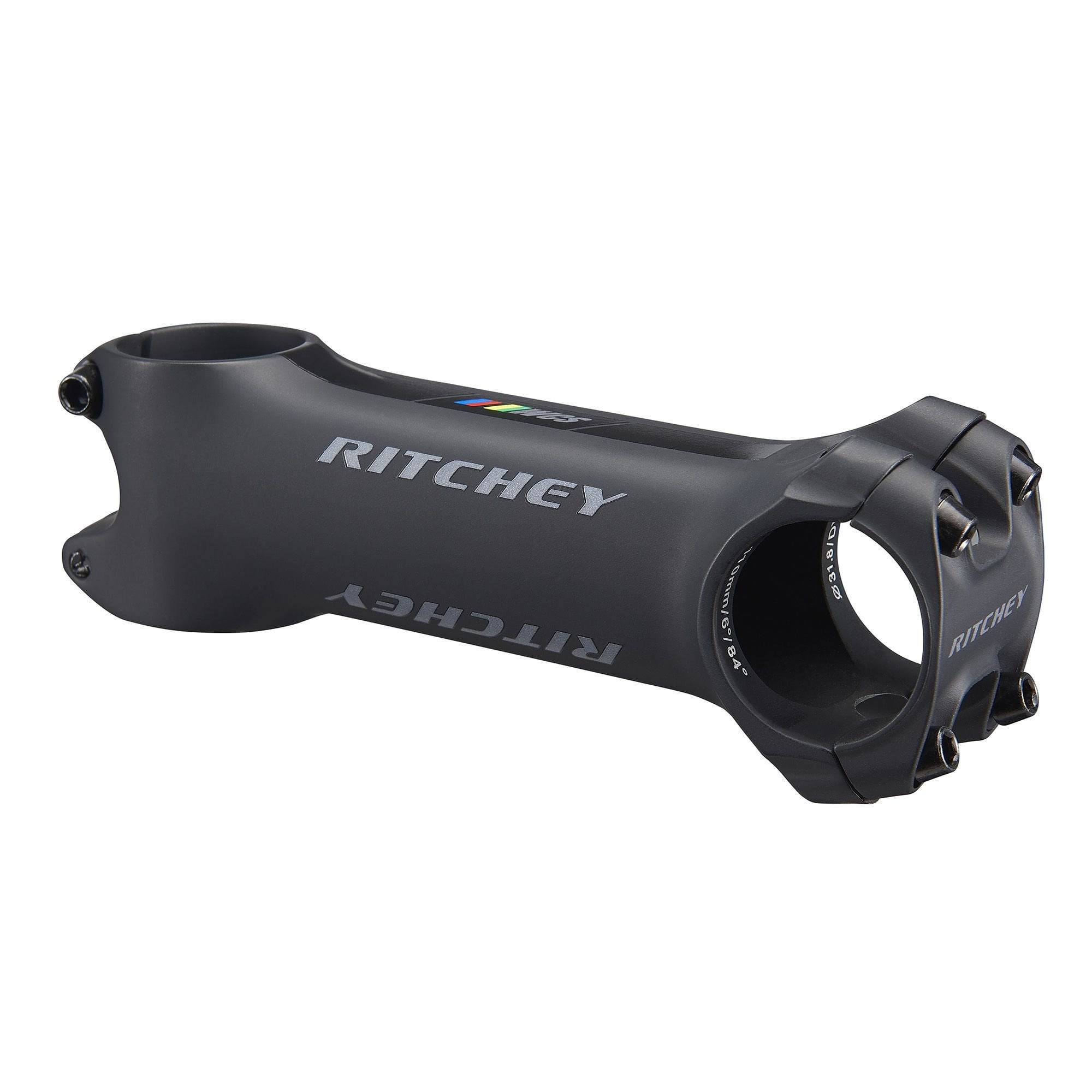 Ritchey WCS Toyon road bike stem with 1-1/8 inch steerer and 220° clamp, adjustable rise, lightweight cycling component