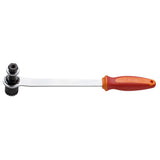 UNIOR Cartridge Bottom Bracket Wrench in red for Shimano and Truvativ bikes, designed for workshop use.