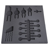 UNIOR empty workshop tray for Set2-2600B tool storage, 570x560mm organizer with compartments for tools and accessories