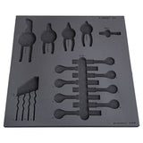 UNIOR empty workshop tray for Set2-2600B tool storage, 570x560mm organizer with compartments for tools and accessories