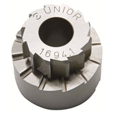 UNIOR 1.1/8" head tube reamer for bikes, made of precision carbon steel, workshop tool for bicycle frame reaming processes.