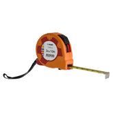 UNIOR 3M measuring tape with stop and clip, durable workshop tool, showing metal tape extended with measurement markings
