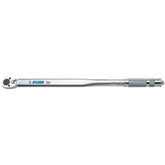 UNIOR workshop slipper torque wrench with reversible ratchet head and dual scale calibration, showing measurement dials