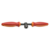 Red UNIOR tap handle for pedal taps, designed for workshop use, model 1695.1AR, 1695.1AL, 1695.1, 1695.2, shown on white background.