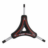 UNIOR Y Hex Wrench tool with ergonomic plastic handle for tightening hex screws, ideal for workshop use.