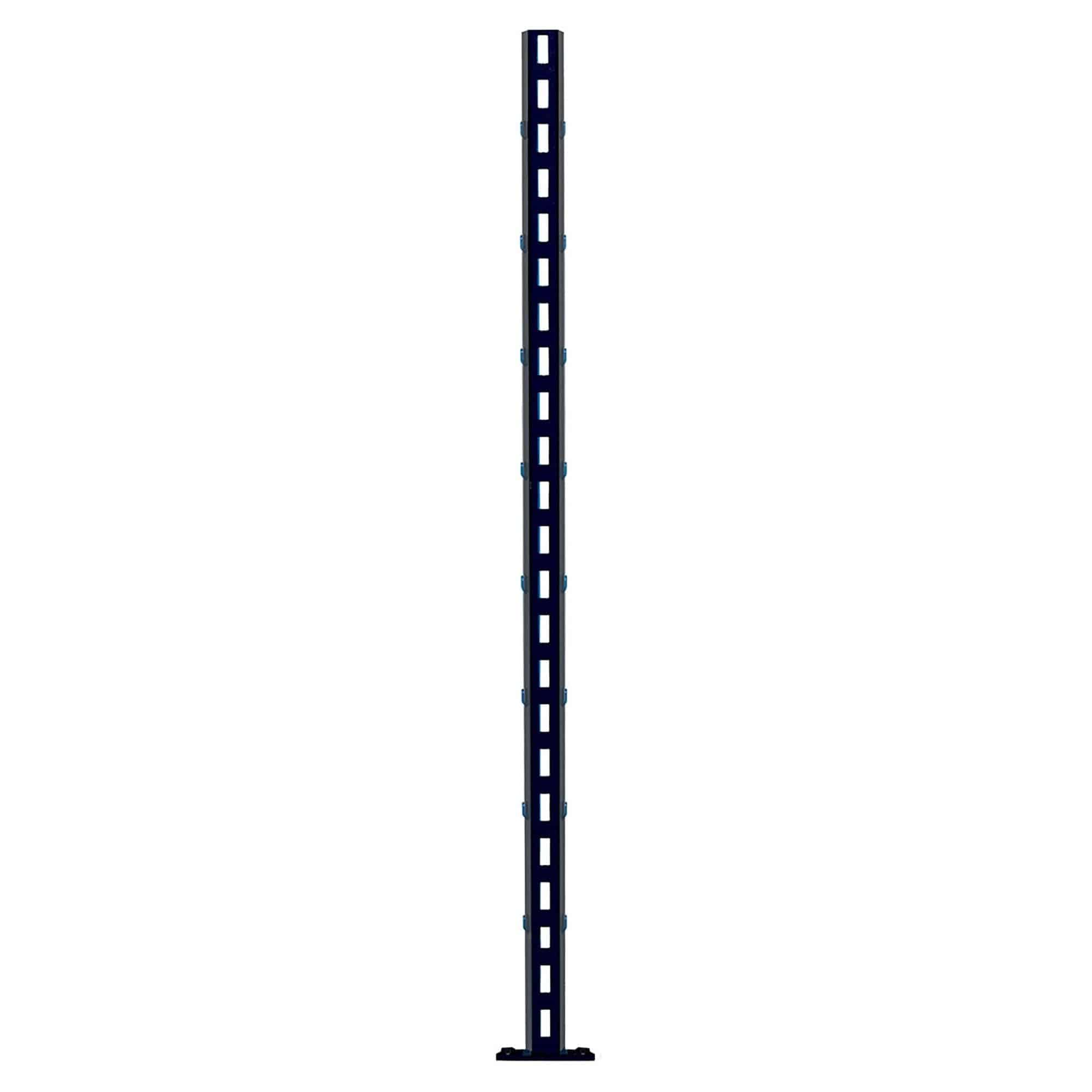 UNIOR black eco-friendly middle support for workshop applications, measuring 32x45x1155mm with Qualicoat coating