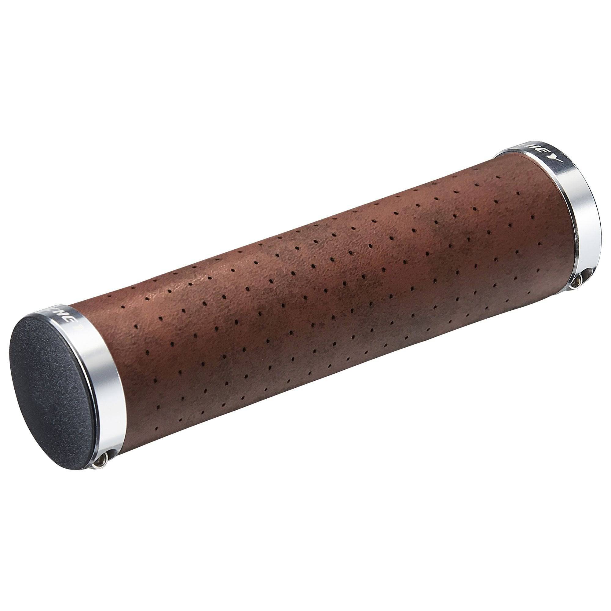 Ritchey Classic handlebar grips with weather-proof vintage design and dual locking rings for bike component upgrade.