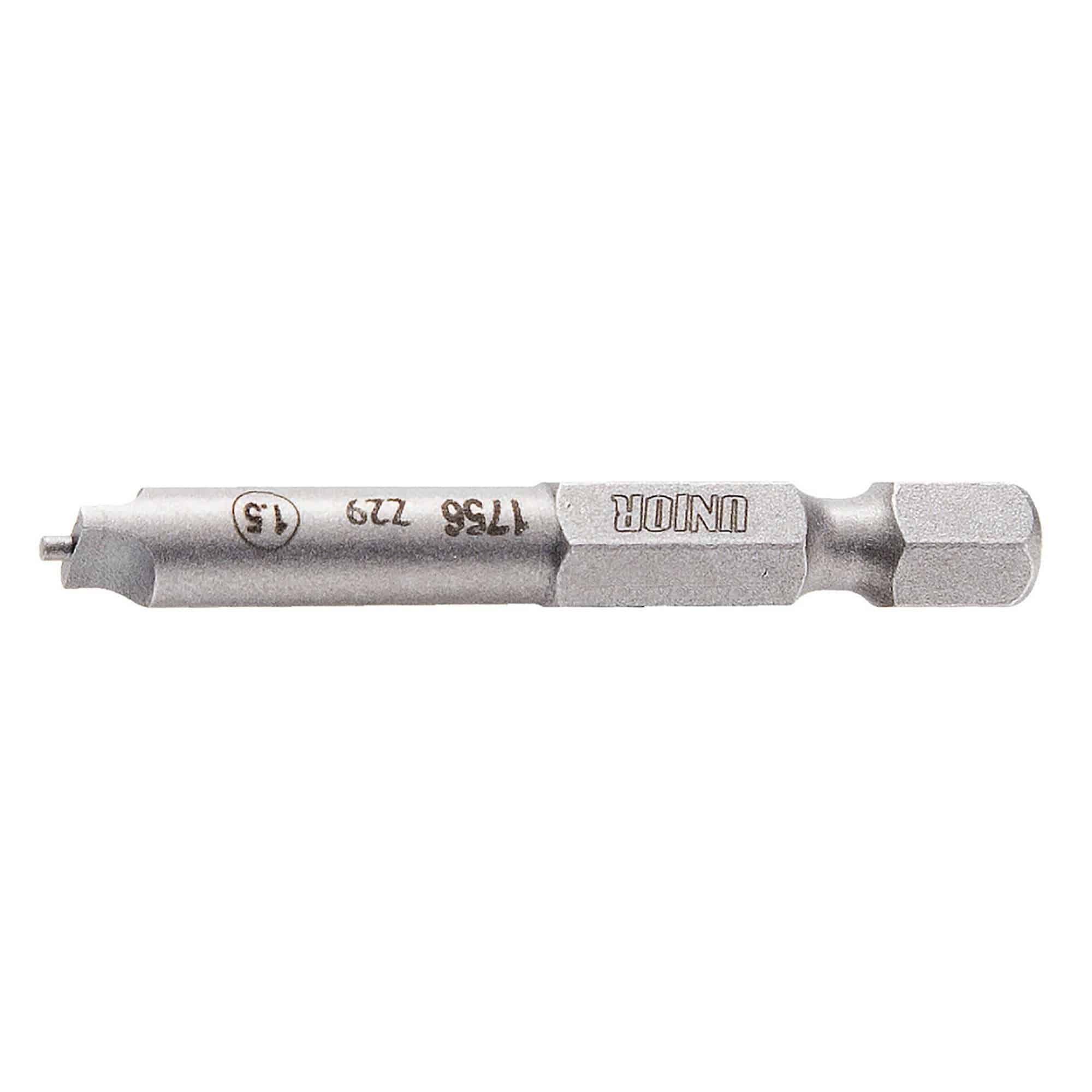 UNIOR Speed Nipple Bit for wheel building, cordless screwdriver tool, used for installing wheel spokes and nipples in workshop setting