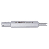 UNIOR valve core remover tool for Schrader and Presta valves with hex grip, suitable for workshop use