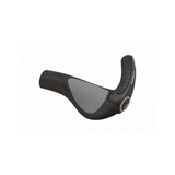 Ergon GP3 bike grips with adjustable 3-finger bar ends, featuring ergonomic design for improved bike control and comfort.