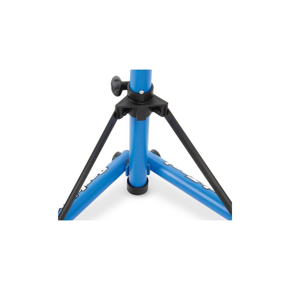 Park Tool PCS-9.3 workshop bike repair stand with adjustable clamp and height for home mechanic bike maintenance.