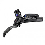 SRAM G2 Ultimate MTB disc brake with carbon lever, titanium hardware, and MMX clamp in gloss black, mountain bike component