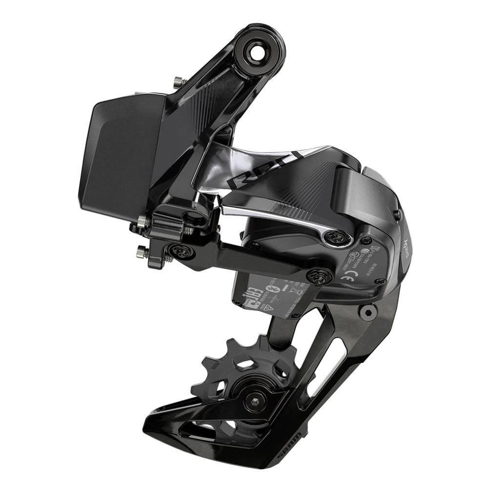 SRAM Red XPLR eTap AXS D1 12-speed wireless MTB and road rear derailleur with 44T capacity, for high-performance shifting.