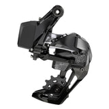 SRAM Red XPLR eTap AXS D1 12-speed wireless MTB and road rear derailleur with 44T capacity, for high-performance shifting.