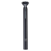 Ritchey 2-bolt seatpost with adjustable clamp for precise saddle positioning, showcasing its sleek design and mounting mechanism.