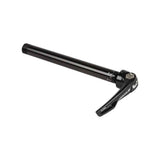 Rockshox Maxle Ultimate front axle 12x100mm, 134mm length, M12x1.50 thread, black mountain bike component.