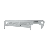 SRAM chain wear check tool used in workshops to measure 0.8% chain wear for precise bike maintenance.