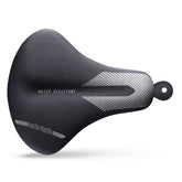 Selle Italia Comfort Booster unisex saddle cover with carbon rail chassis, designed for bicycle seat comfort and protection.