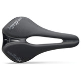Selle Italia Max Novus Evo Boost TI316 Superflow black road and off-road saddle with ergonomic design and lightweight construction.