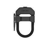 Hiplok DX D Lock with frame clip, all-black bike lock, Sold Secure Diamond Level security, designed for bike accessories.