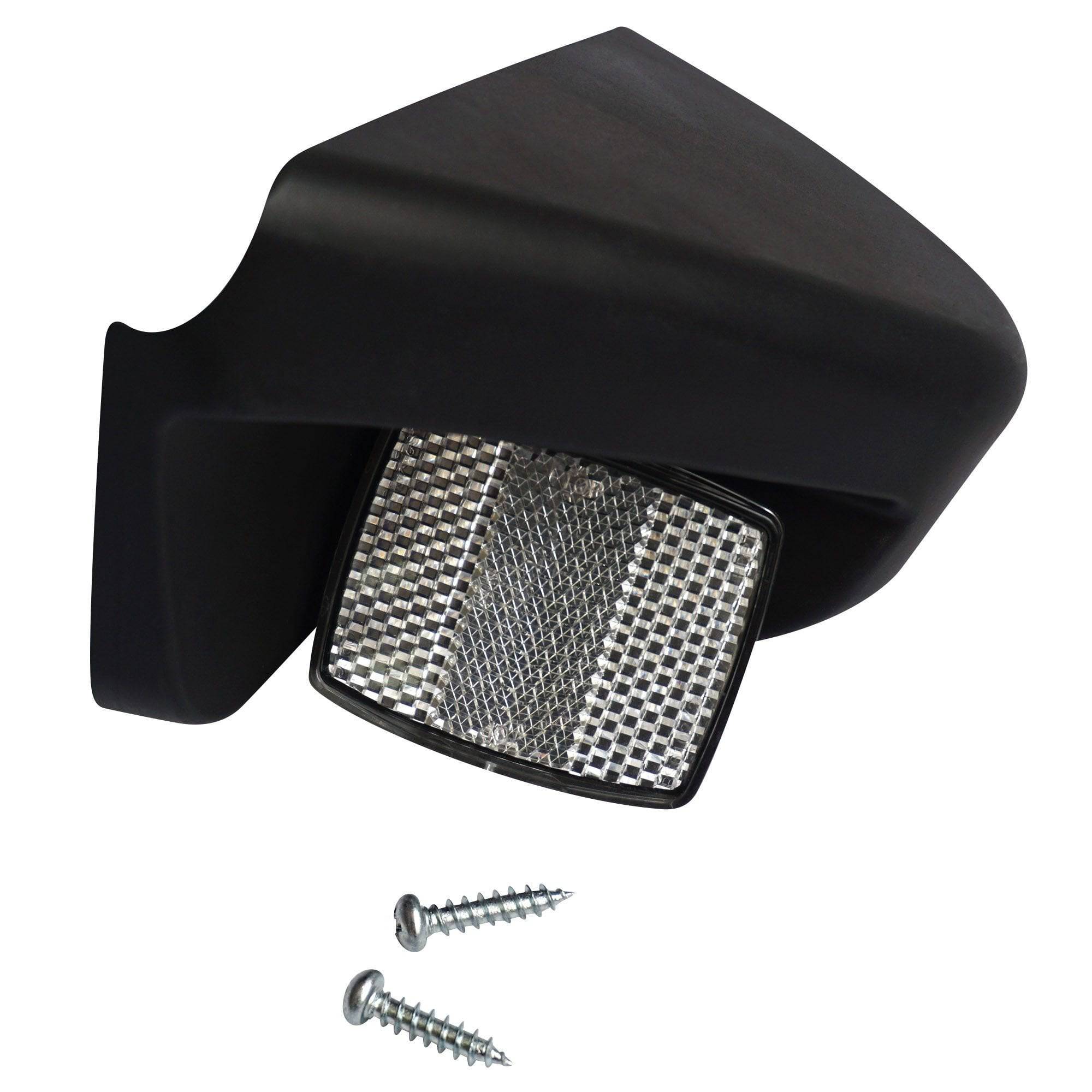 Hamax Wing Set with front left reflector for child seats, K- and Z-Marked accessories, showing reflective component and mounting details.