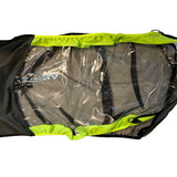 Hamax Avenida One child seat front window accessory with wind and rain protection, designed for added weather resistance.