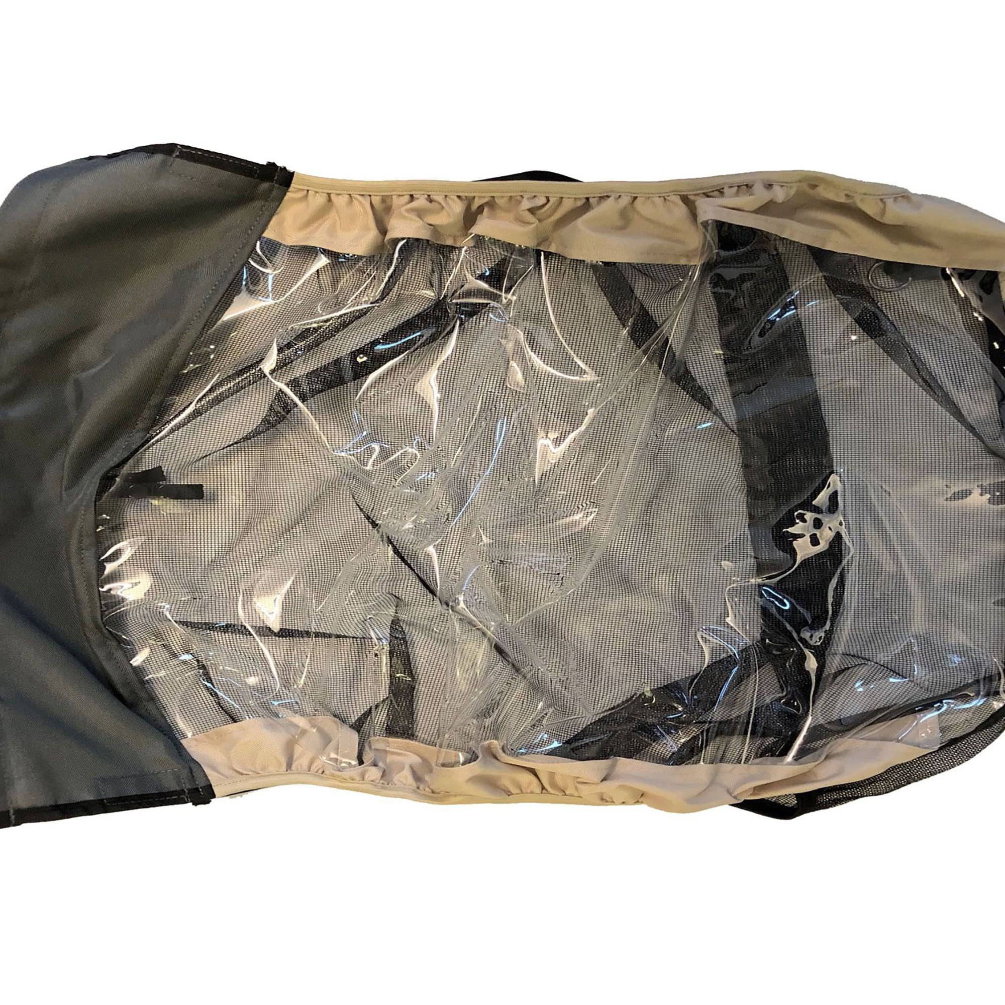 Hamax Avenida One child seat front window accessory with rain and wind protection for added weather safety.