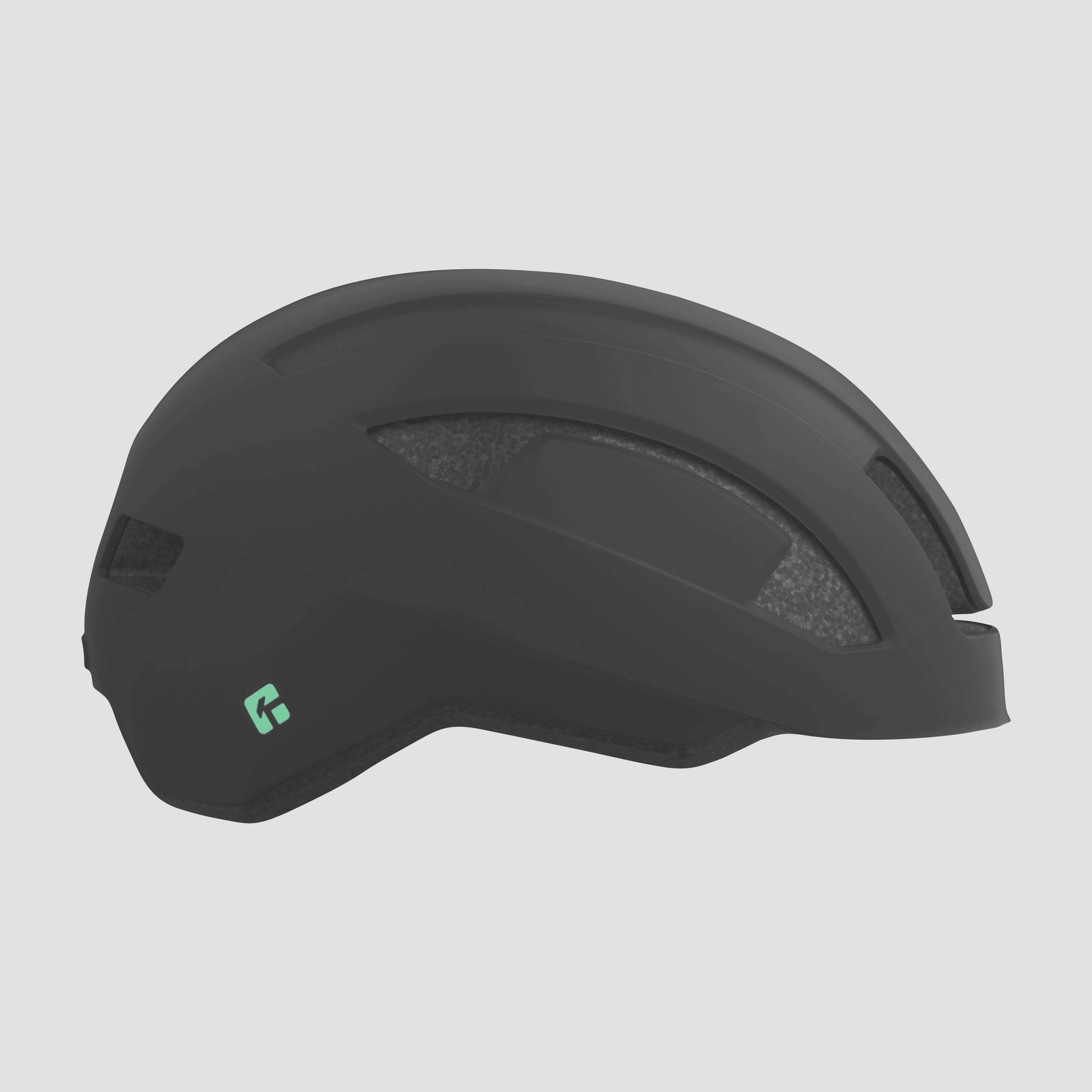 Lazer Cityzen KinetiCore urban cycling helmet with double layer impact protection and adjustable straps, shown on a rider.