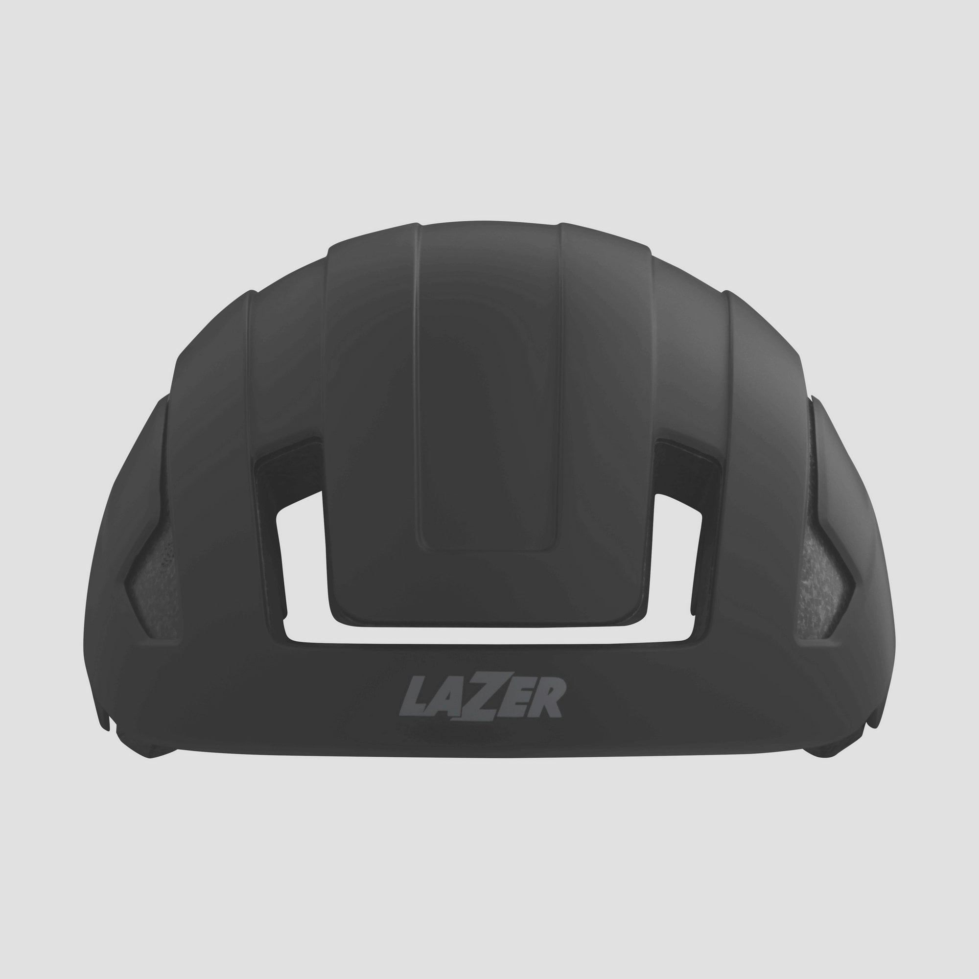 Lazer Cityzen KinetiCore urban cycling helmet with double layer impact protection, in black with ventilation openings.