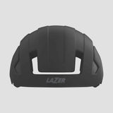 Lazer Cityzen KinetiCore urban cycling helmet with double layer impact protection, in black with ventilation openings.