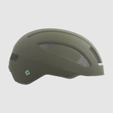 Lazer Cityzen KinetiCore urban cycling helmet with double layer impact protection, matte black finish, and adjustable straps.