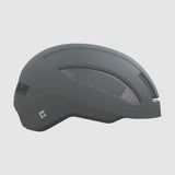 Lazer Cityzen KinetiCore urban cycling helmet with double layer impact protection and adjustable straps, shown from side view.