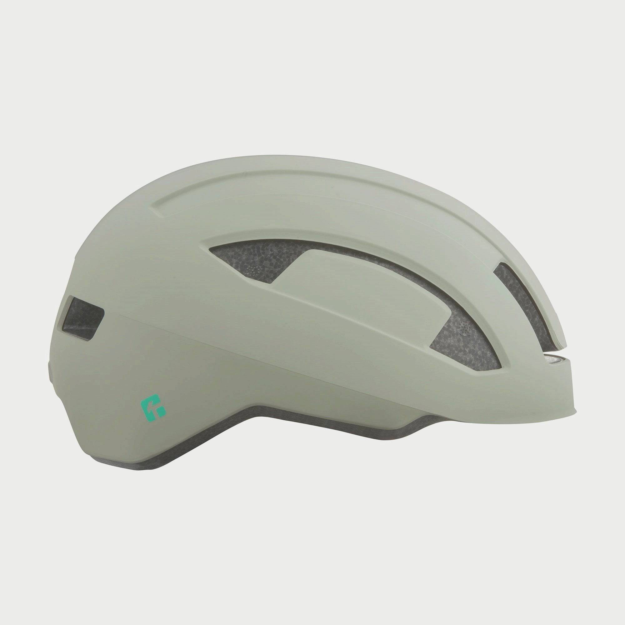 Lazer Cityzen KinetiCore urban cycling helmet with double layer impact protection, shown in a side view.