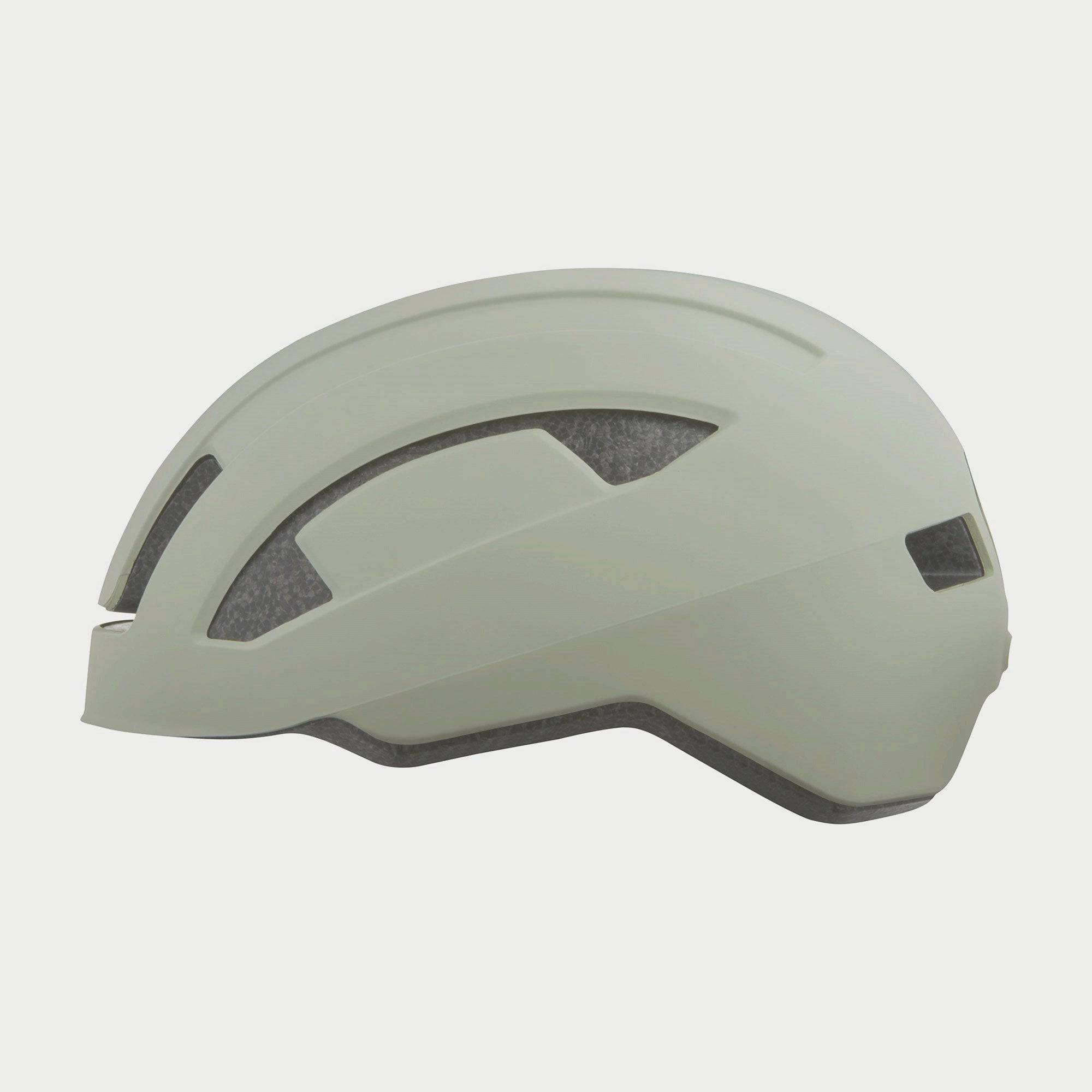 Lazer Cityzen KinetiCore urban cycling helmet with double layer impact protection, featuring a sleek design and adjustable straps.