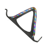 Supacaz Fly Cage Carbon bottle cage with LockTight Wings, designed for road and MTB bikes, featuring lightweight carbon construction.