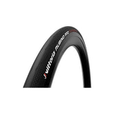Vittoria Rubino Pro IV tubular road bike tyre with Graphene 2.0 technology, showing tread pattern and sidewall detail.