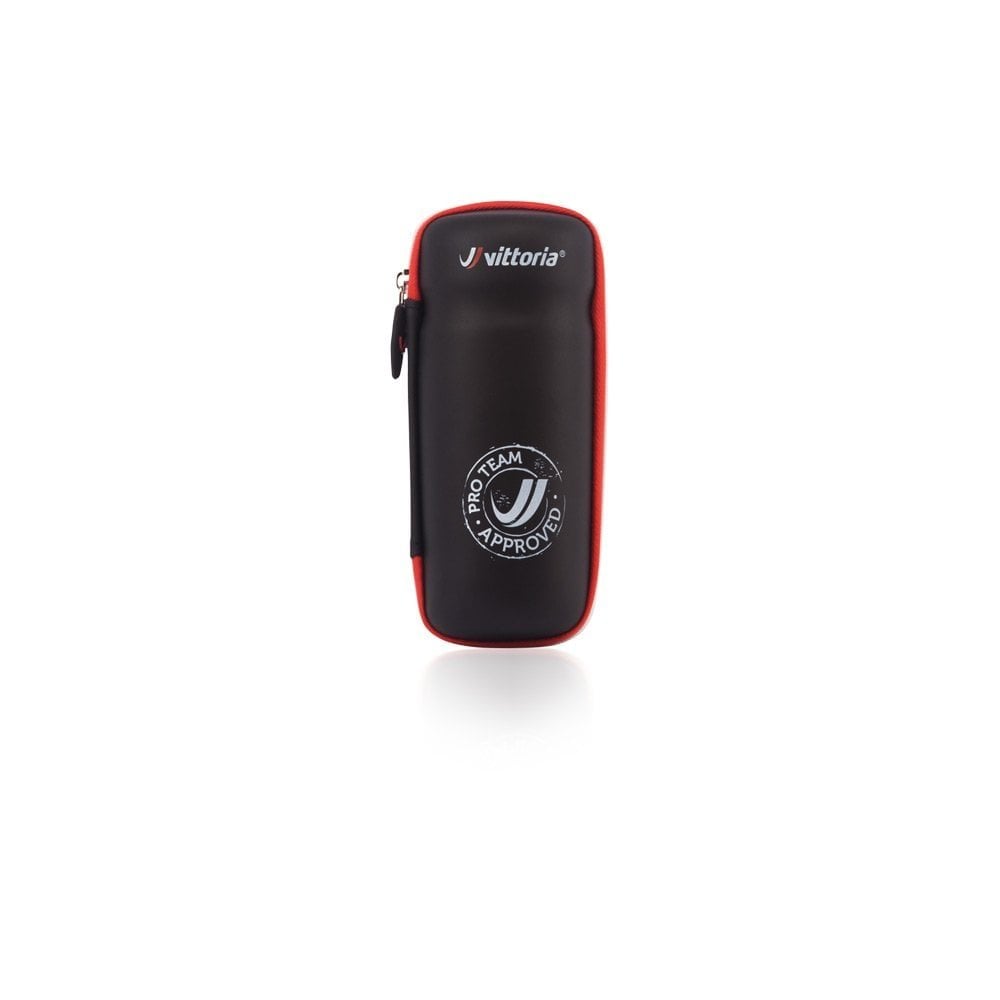Vittoria Zip Case Italian Flag water-resistant cycling accessory with mesh pockets for storage and organization.