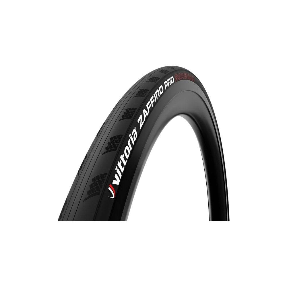 Vittoria Zaffiro Pro V 700x23c folding road tyre with puncture protection, suitable for high-performance cycling.