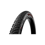 Vittoria Mezcal III G2.0 black MTB tire 700x44c tubeless-ready cross-country bike tire mounted on wheel.