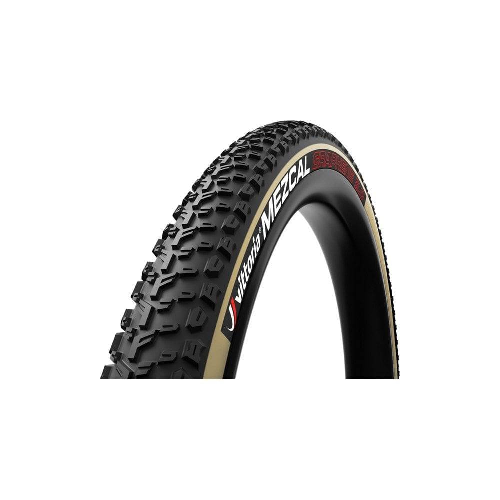 Vittoria Mezcal III G2.0 black MTB tyre, 700x44c, tubeless-ready cross-country bike tire on a mountain bike wheel