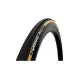 Vittoria Rally Tub RVC durable training tubular road bike tyre with tread pattern, mounted on a wheel for road cycling.
