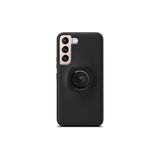 Quad Lock Original Secure Mount phone case attached to a smartphone, showcasing durable accessories for secure mounting.