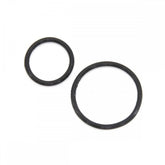 Cateye Rapid X Series bike light replacement fixing bands in two sizes, durable accessories for secure mounting.