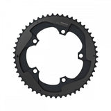 SRAM Road Red X-Glide 50T 11-speed Yaw chainring in black aluminum with 110 BCD and 2-pin design.