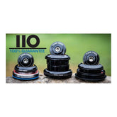 Cane Creek 110 Headset ZS44/28.6 and EC44/40 black component with sealed bearings for bike steering systems