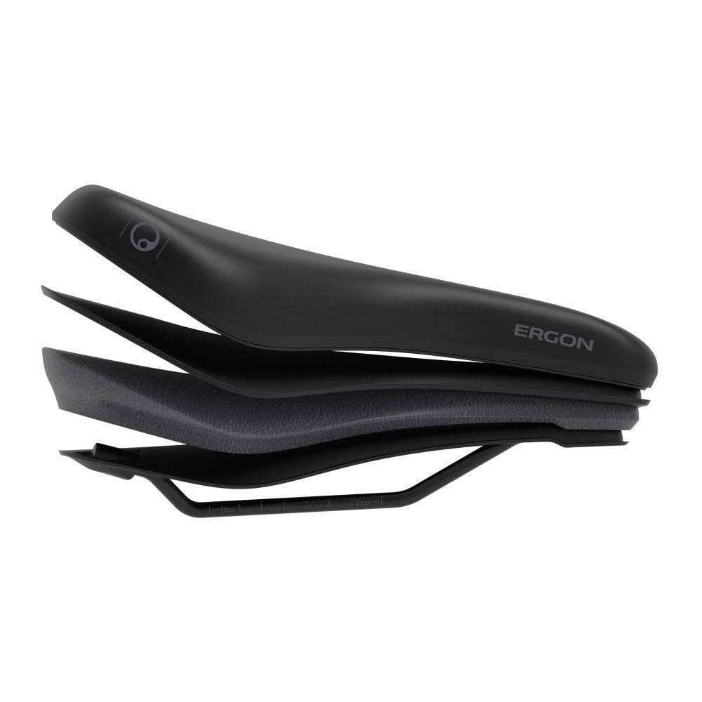 Ergon SC Core Prime men's ergonomic city bike saddle with supportive design and comfort padding for urban cycling.