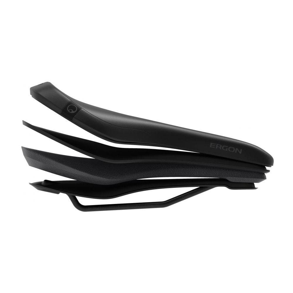 Ergon SM E-Mountain Core Men saddle showing ergonomic design and supportive bike seat for e-Mountain biking.